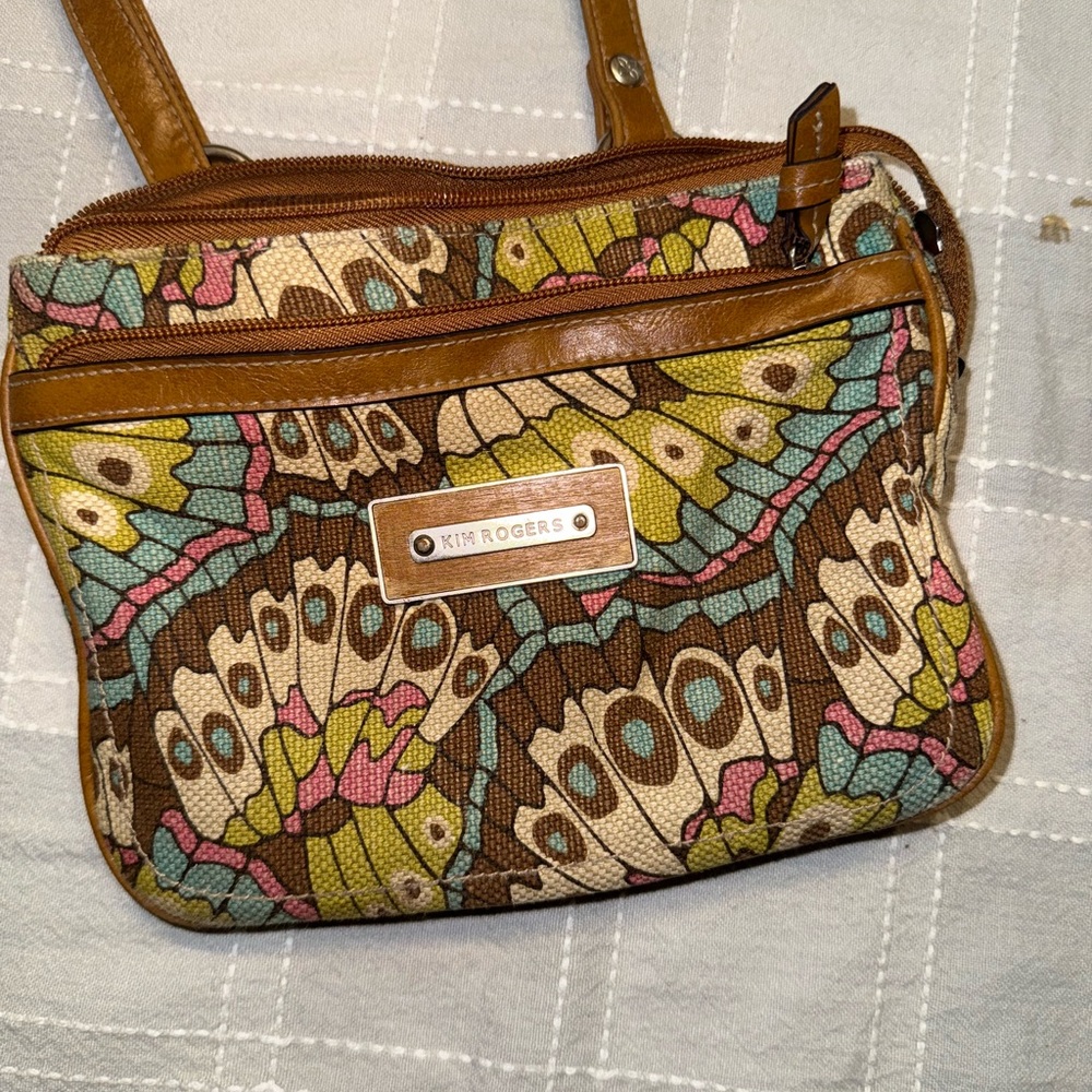 Kim Rogers Colorful Patterned Crossbody Bag
